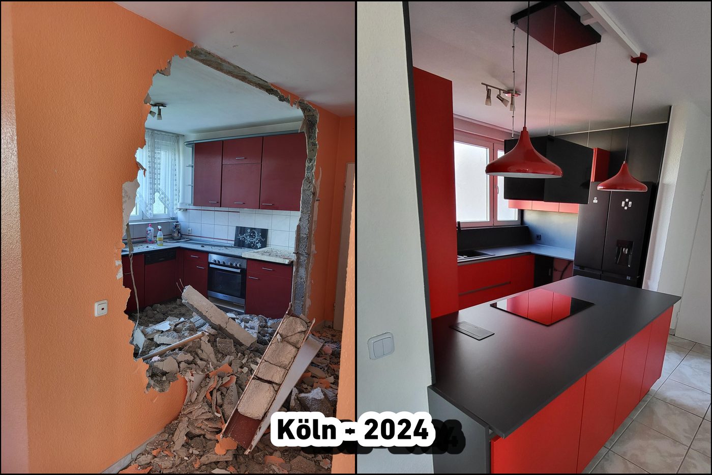 Wanddurchbruch & Küche, Köln 2024